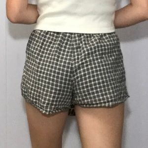 Checkered brandy shorts